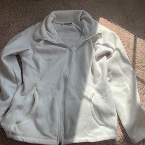 old navy white zip up